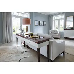 Furniture Console In The Living Room Photo