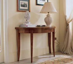 Furniture console in the living room photo
