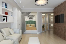 Apartment design 14 sq m room