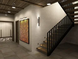 Hallway design on the second floor photo
