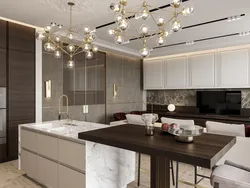 Kitchen Living Room Design Art Deco