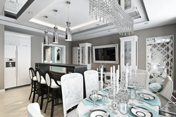 Mətbəx Qonaq Otağı Dizayn Art Deco