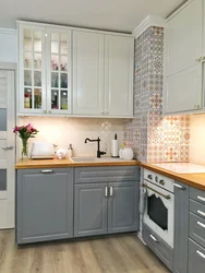 White budbin kitchen in real interior