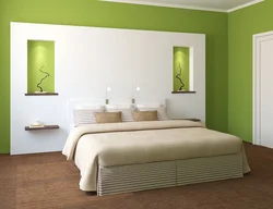 How to paint a bedroom in two colors photo