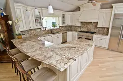 Kitchens with artificial countertops photo