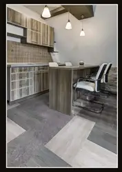 Quartz Vinyl On The Kitchen Wall Design Photo