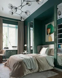 Gray green bedrooms photo