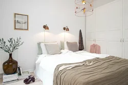How to hang a lamp in the bedroom photo