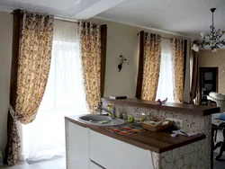 Шторы на кухню ў сучасным стылі двухколерныя фота акна