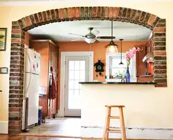 DIY kitchen arch design