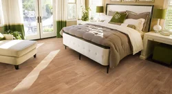 Photo design of linoleum in the bedroom