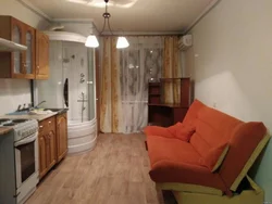 Комната с кухней и туалетом фото
