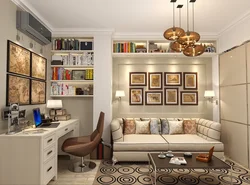 Design of a room without windows in an apartment