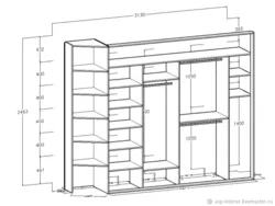 O'rnatilgan koridor shkaflarining foto diagrammasi
