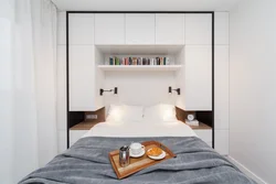 Bedroom design with built-in wardrobes