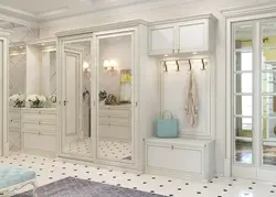 Hallway With 2 Cabinets Design