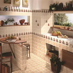 Tiling the kitchen photo