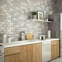Плитка кабанчик на фартук фото в интерьере кухни
