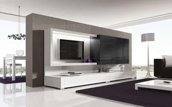 Modern walls in the living room 2023 photos