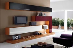 Modern walls in the living room 2023 photos