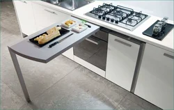 Kitchen design pull out table