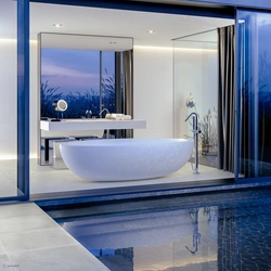 Expensive bathroom interiors