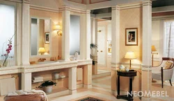 Bathtub with column photo