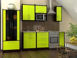 Kiçik Bir Mətbəx Fotoşəkili Üçün Mətbəx Dəstinin Rəngini Seçin
