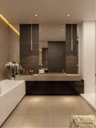 Interiors Of Large Bathrooms