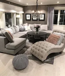 Qonaq otağı üçün yumşaq mebel dizaynı