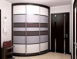 Кіріктірілген гардероб кіреберіс бұрышының дизайны