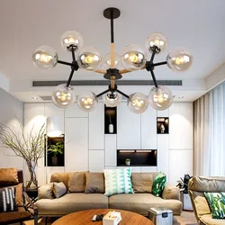 Chandeliers Зебо Барои Меҳмонхона Дар Акс Сабки Муосир