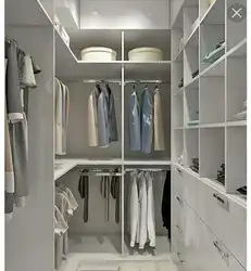 Interior Design Of A Dressing Room In An Apartment