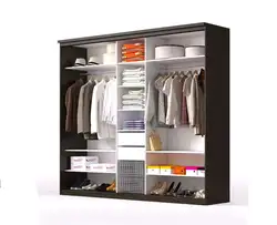 Sliding wardrobes in the hallway photo inside 60 cm