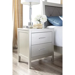 White bedroom stand photo