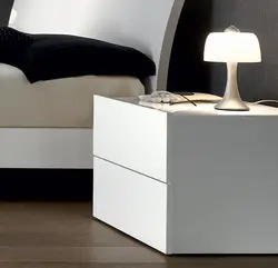 White bedroom stand photo
