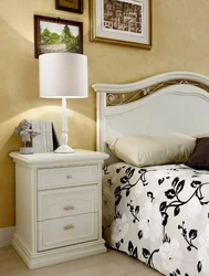 White bedroom stand photo