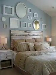 Headboard of the bed how to decorate a wall in the bedroom photo