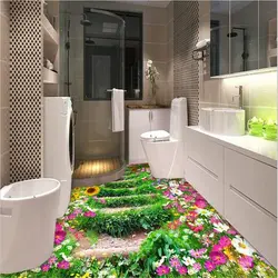 Photo of 3D bath floors