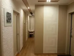 Wallpaper for kitchen and hallway photo