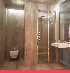 Bathroom Design With Wood Panels