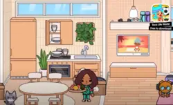 Current side kitchen interior