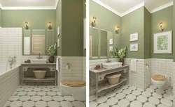 Bath Design Wall And Floor Color