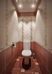 Interior of a small toilet photo in an apartment separate from the bathtub