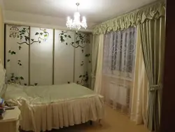 Photo of window decoration with curtains in the bedroom