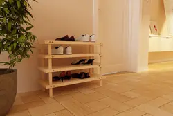 Равзанаи Пойафзоли DIY Аз Акси Чӯб Дар Долон