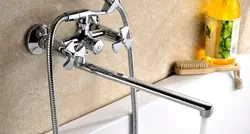 Дизайн смесителей для ванны в интерьере