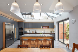 Kitchen design with high ceilings 3