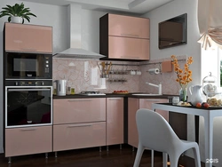 Built-in kitchen units for a small kitchen corner photo