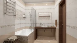 Ceramic tile design for bathrooms